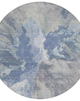 LOOMLAN Rugs Theodara Denim Washable Indoor-Outdoor Rug