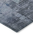 LOOMLAN Rugs Thornyx Gray Washable Indoor-Outdoor Rug