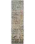 LOOMLAN Rugs Thornyx Green Washable Indoor-Outdoor Rug