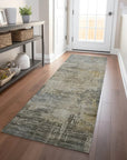LOOMLAN Rugs Thornyx Pewter Washable Indoor-Outdoor Rug