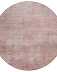 LOOMLAN Rugs Thornyx Pink Washable Indoor-Outdoor Rug