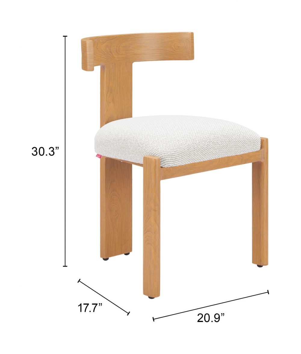 Zuo Modern Tiana Olefin Fabric Outdoor Dining Chair