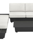 Zuo Modern Tien Olefin Fabric Outdoor Loveseat