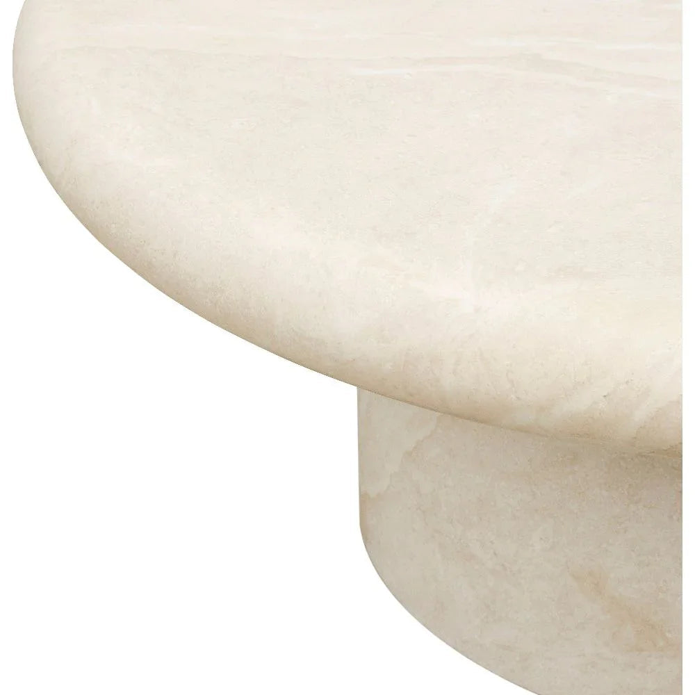 Sunset West Travertino Concrete Outdoor Coffee Table