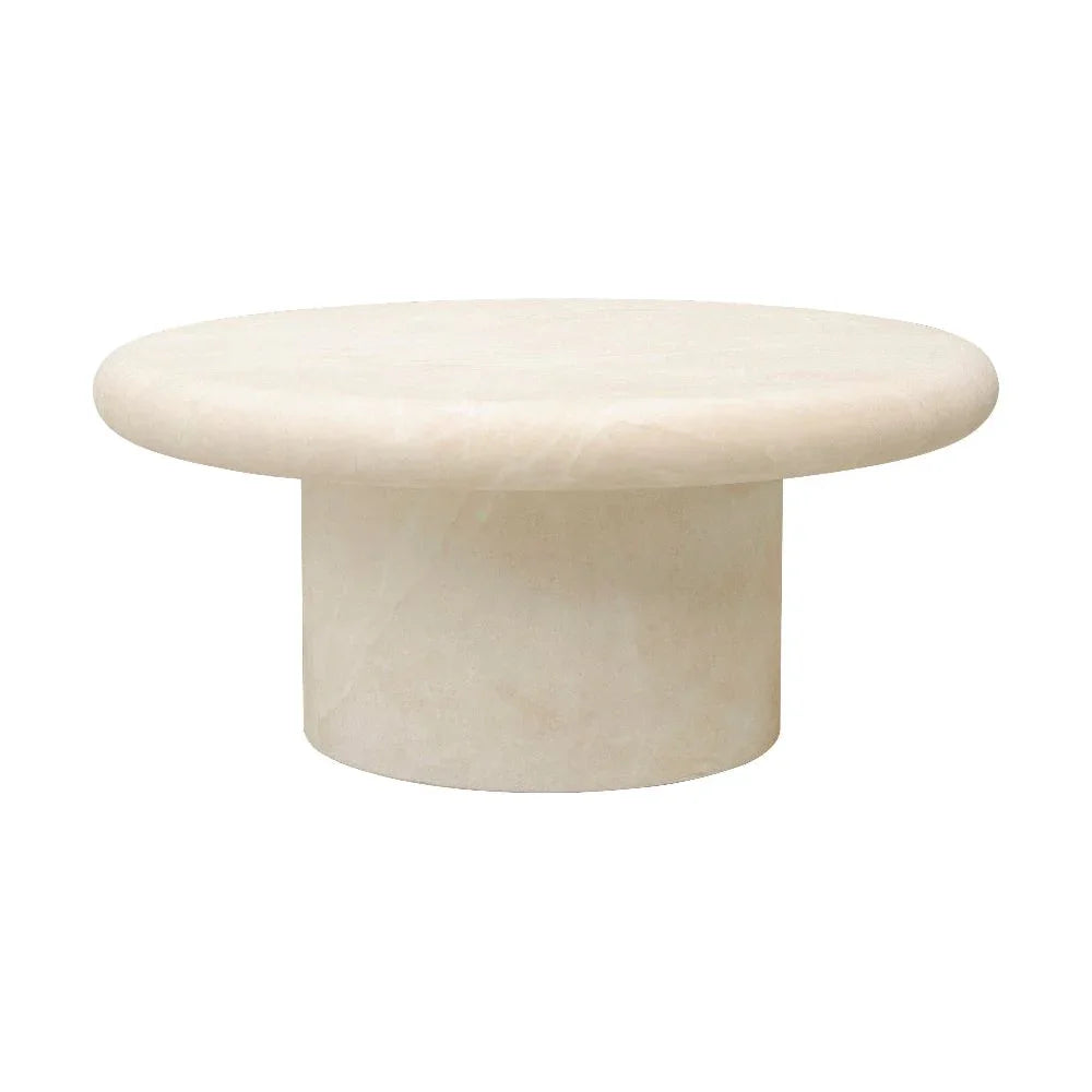 Sunset West Travertino Concrete Outdoor Coffee Table
