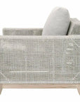 Tropez Outdoor Lounge Chair Taupe White Rope-Outdoor Lounge Chairs-Essentials For Living-LOOMLAN