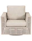Tropez Olefin Fabric Swivel Outdoor Rocker