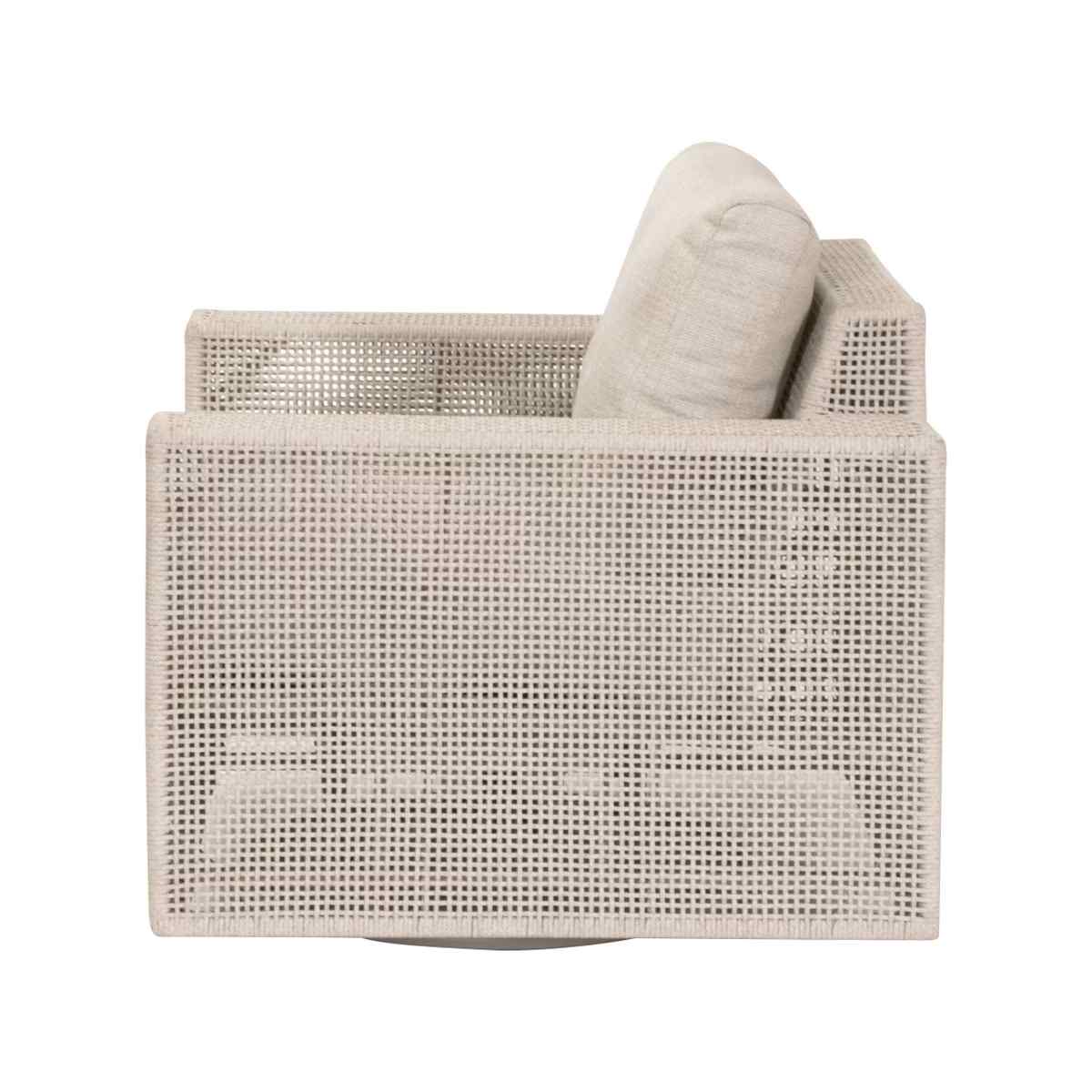 Tropez Olefin Fabric Swivel Outdoor Rocker