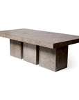 Tuscan Dining Table - Slate Grey Outdoor Dining Table