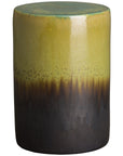 Emissary Two-Tone 13"Dia Ceramic Garden Stool