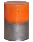 Emissary Two-Tone 13"Dia Ceramic Garden Stool