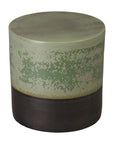 Emissary Two-Tone 18"Dia Ceramic Garden Stool