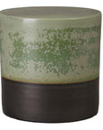 Emissary Two-Tone 18"Dia Ceramic Garden Stool