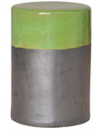 Emissary Two-Tone 18"H Green Apple Garden Stool