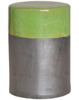 Emissary Two-Tone 18"H Green Apple Garden Stool