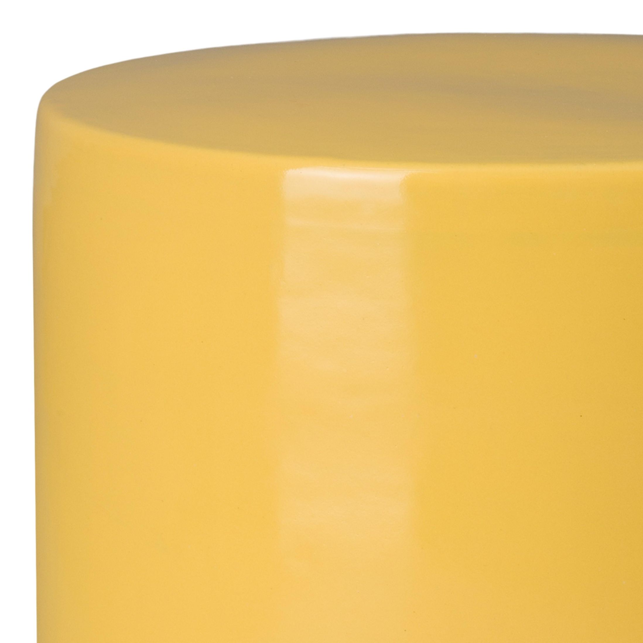 Emissary Two-Tone 22"H Ceramic Garden Stool