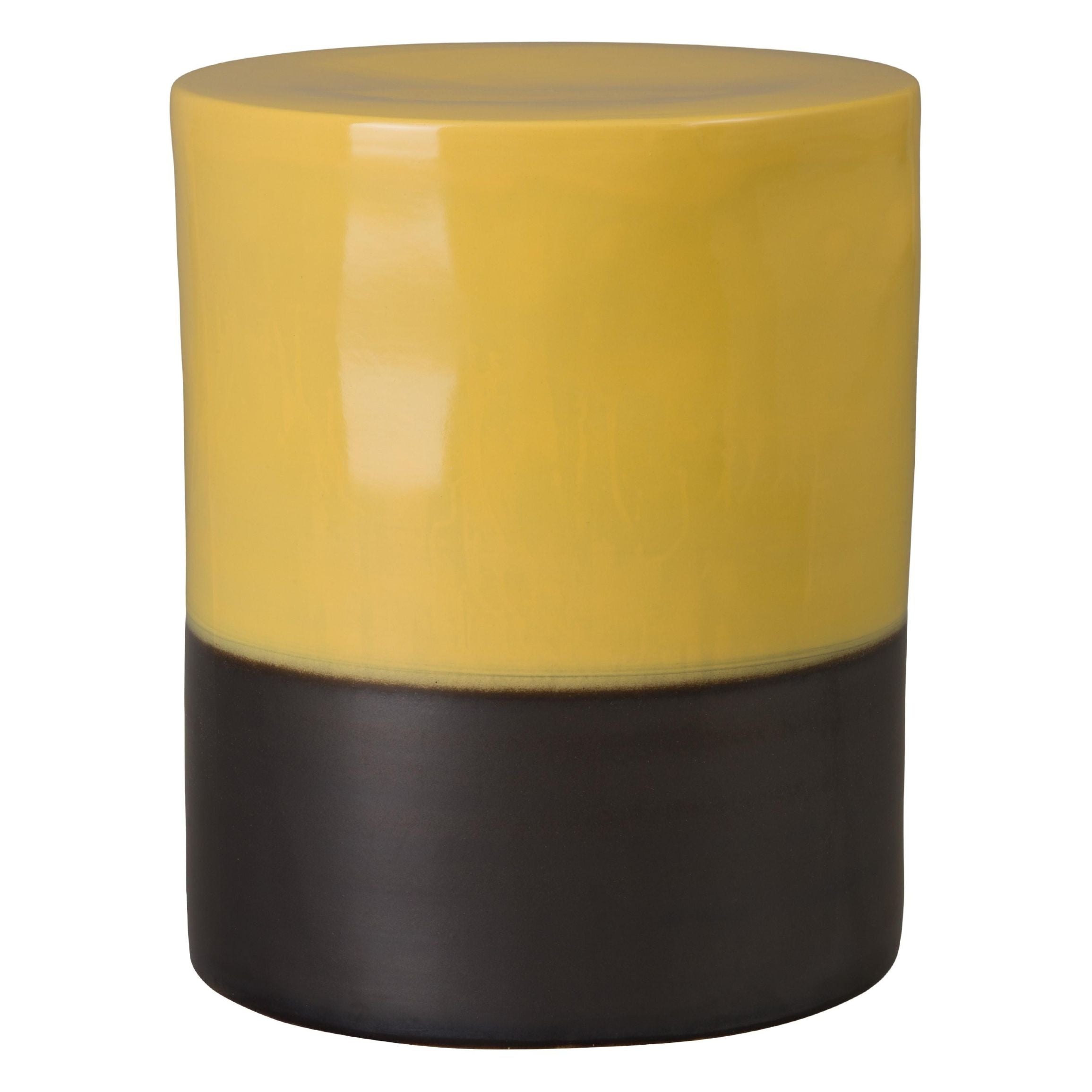 Emissary Two-Tone 22"H Ceramic Garden Stool