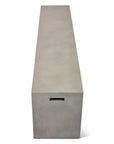 Una Concrete Outdoor Dark Grey Bench-Outdoor Benches-Urbia-LOOMLAN