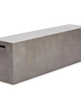 Una Concrete Outdoor Dark Grey Bench-Outdoor Benches-Urbia-LOOMLAN