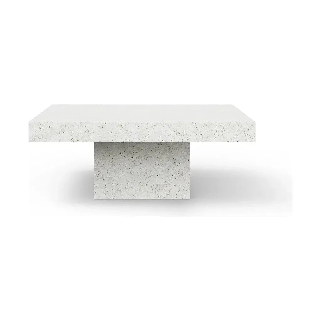 Urbia Una Minimalist Ivory Outdoor Coffee Table