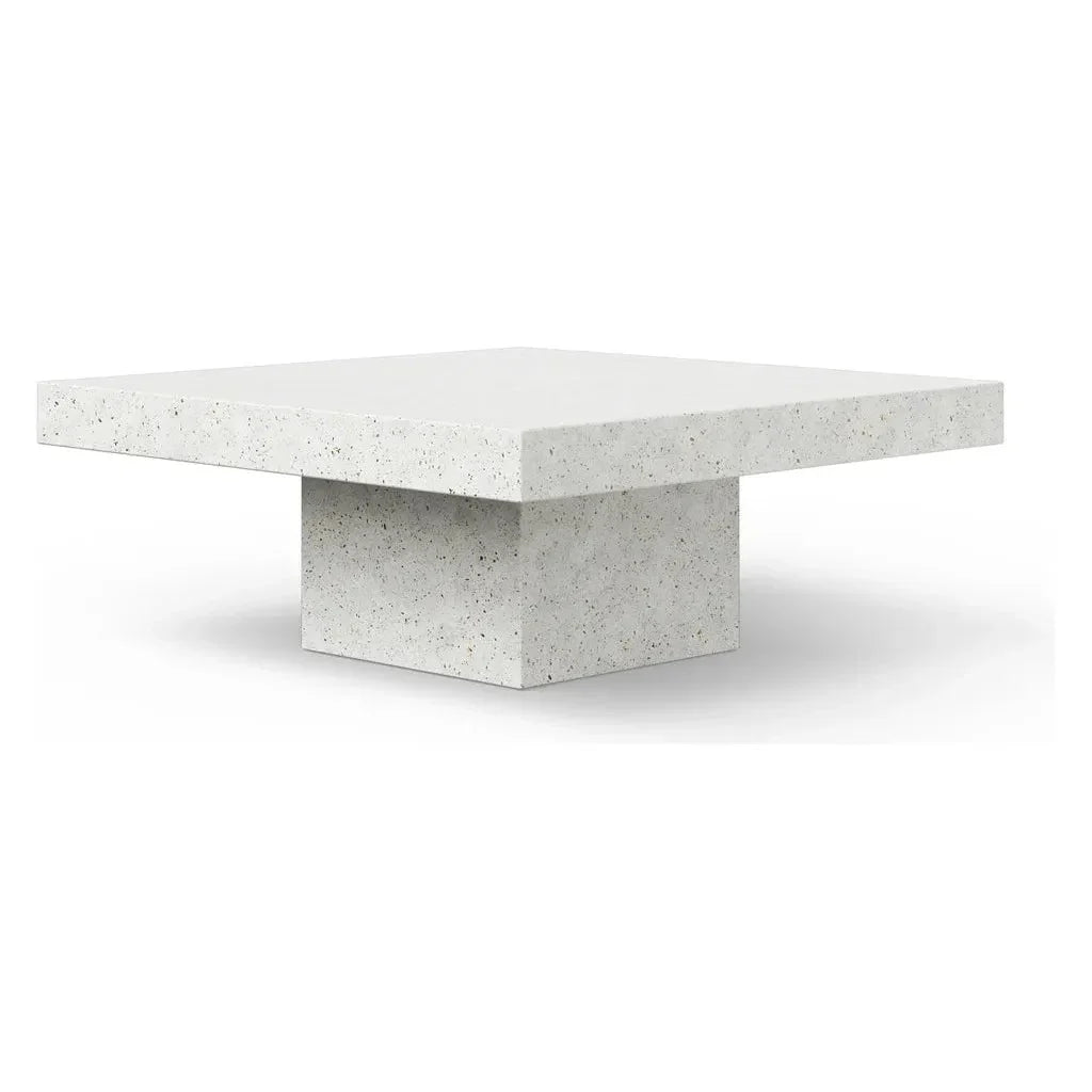 Urbia Una Minimalist Ivory Outdoor Coffee Table