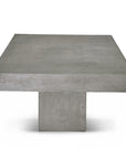 Una Concrete Outdoor Rectangular Coffee Table