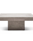 Una Concrete Outdoor Square Coffee Table