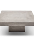 Una Concrete Outdoor Square Coffee Table