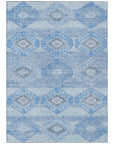 Addison Rugs Uraain Blue Washable Indoor-Outdoor Rug