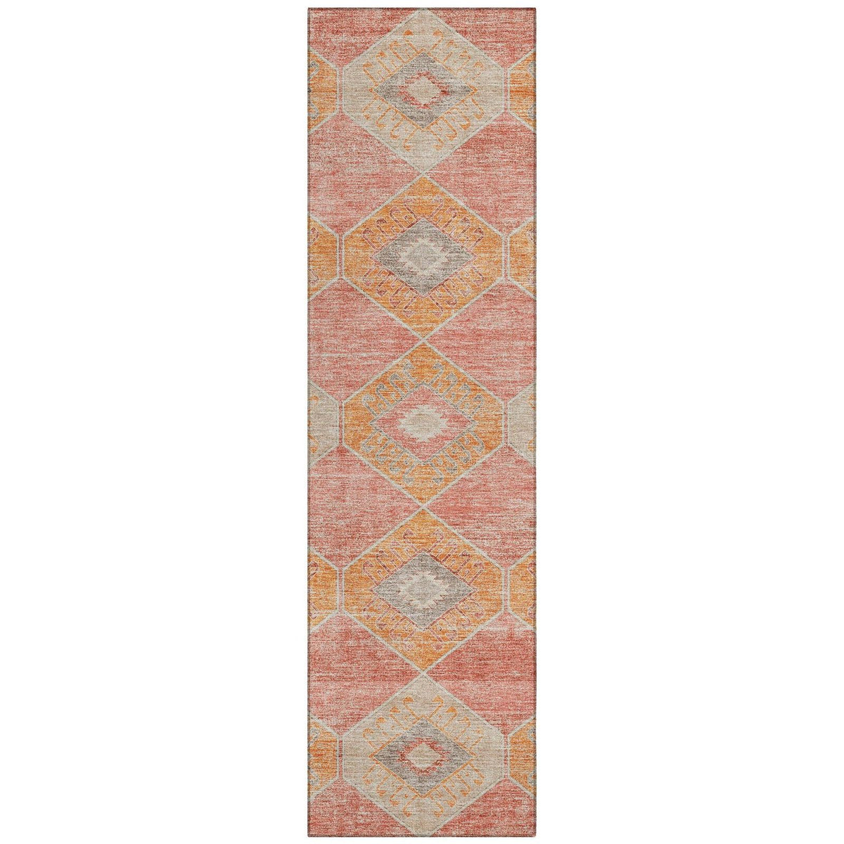 Addison Rugs Uraain Coral Washable Indoor-Outdoor Rug