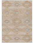 Addison Rugs Uraain Orange Washable Indoor-Outdoor Rug