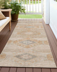 Addison Rugs Uraain Orange Washable Indoor-Outdoor Rug