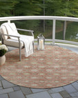 Addison Rugs Uraas Orange Washable Indoor-Outdoor Rug