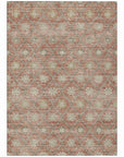Addison Rugs Uraas Orange Washable Indoor-Outdoor Rug