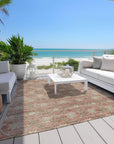 Addison Rugs Uraas Orange Washable Indoor-Outdoor Rug