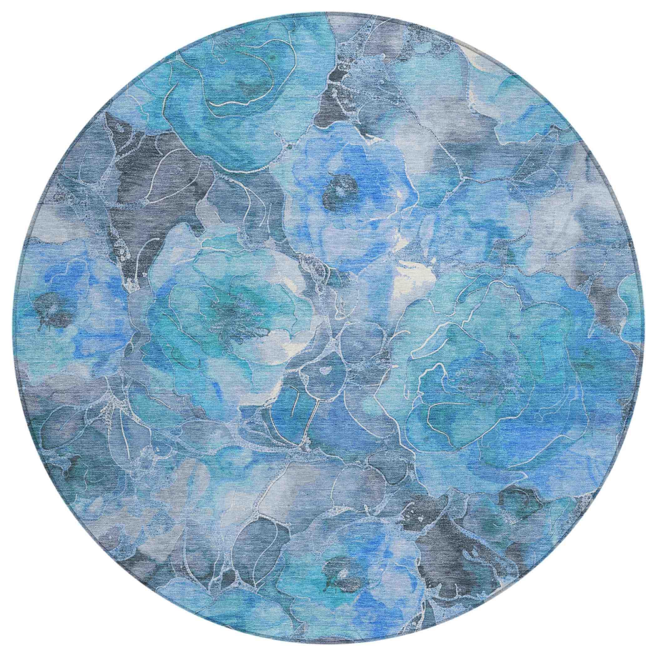 Addison Rugs Uraien Blue Washable Indoor-Outdoor Rug