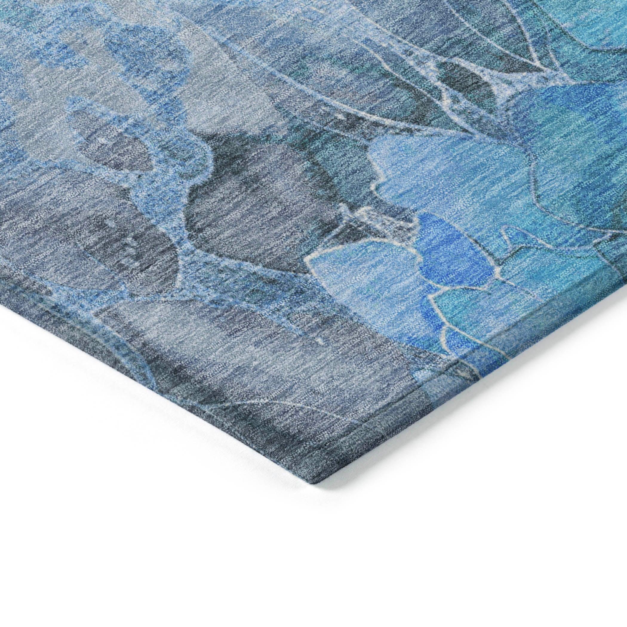 Addison Rugs Uraien Blue Washable Indoor-Outdoor Rug