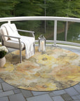 Addison Rugs Uraien Gold Washable Indoor-Outdoor Rug