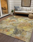 Addison Rugs Uraien Gold Washable Indoor-Outdoor Rug