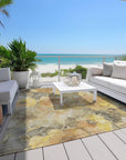 Addison Rugs Uraien Gold Washable Indoor-Outdoor Rug