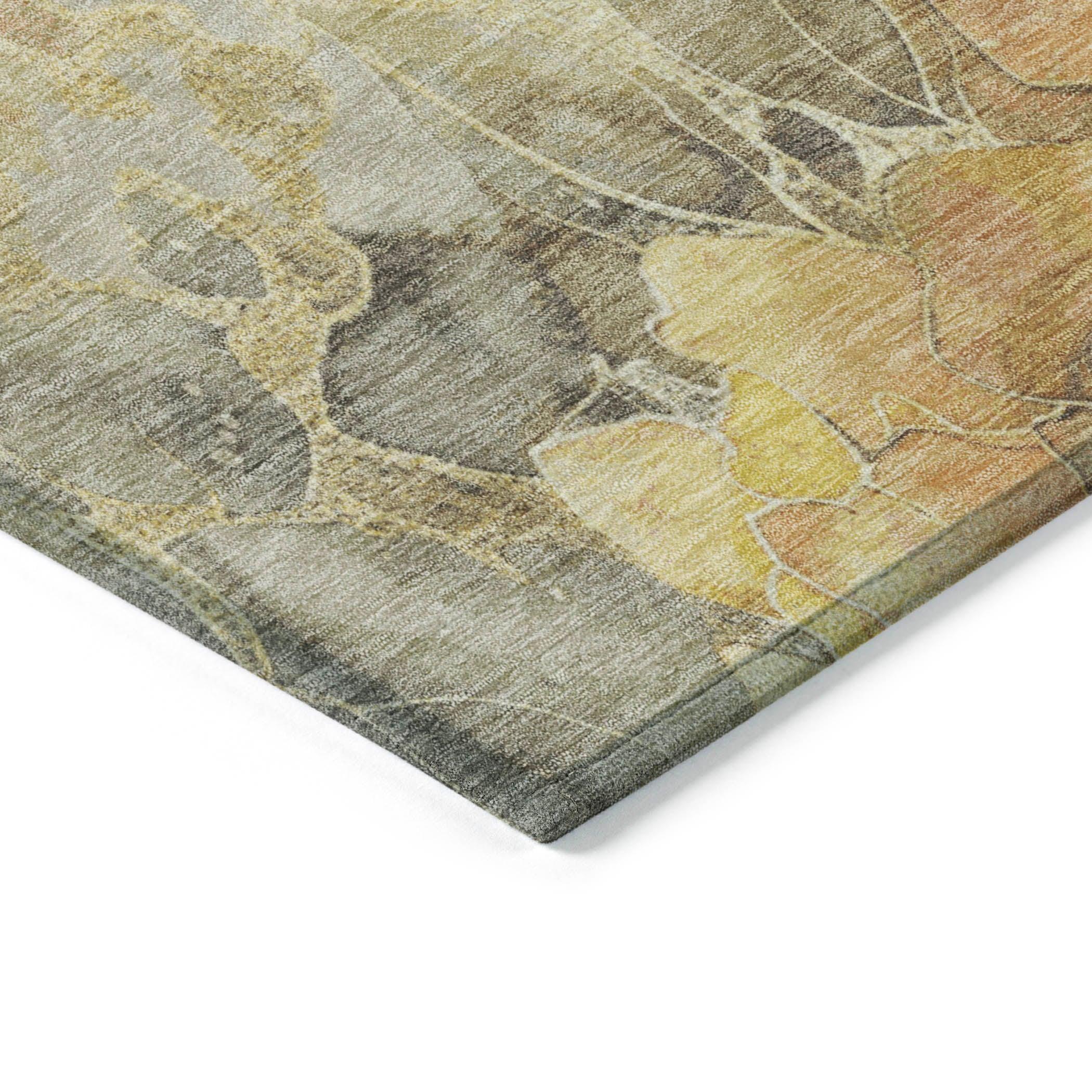 Addison Rugs Uraien Gold Washable Indoor-Outdoor Rug