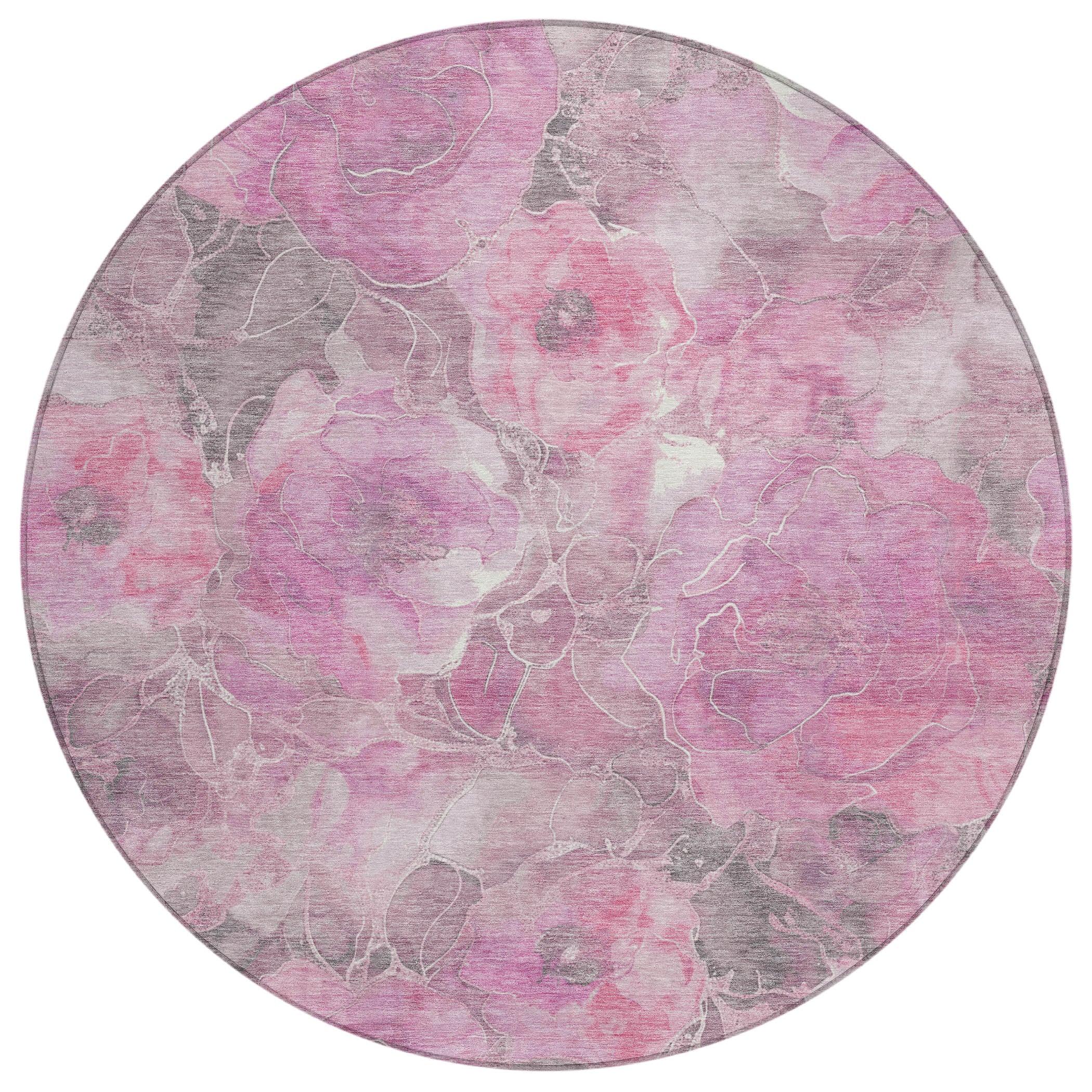Addison Rugs Uraien Pink Washable Indoor-Outdoor Rug