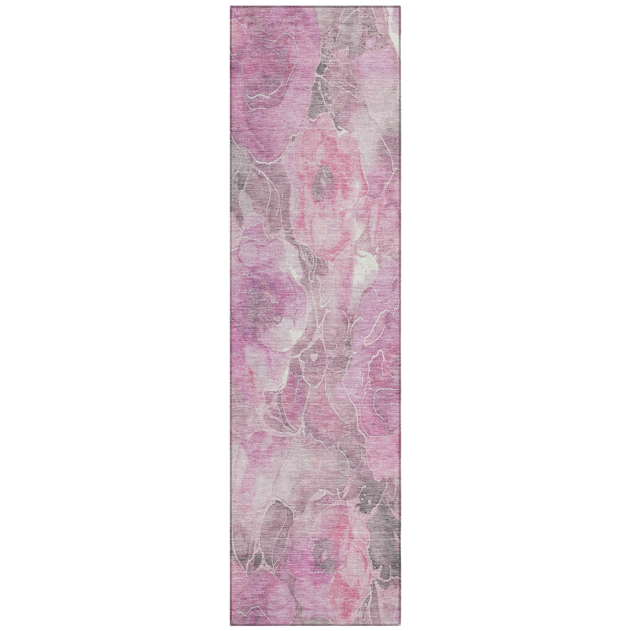 Addison Rugs Uraien Pink Washable Indoor-Outdoor Rug