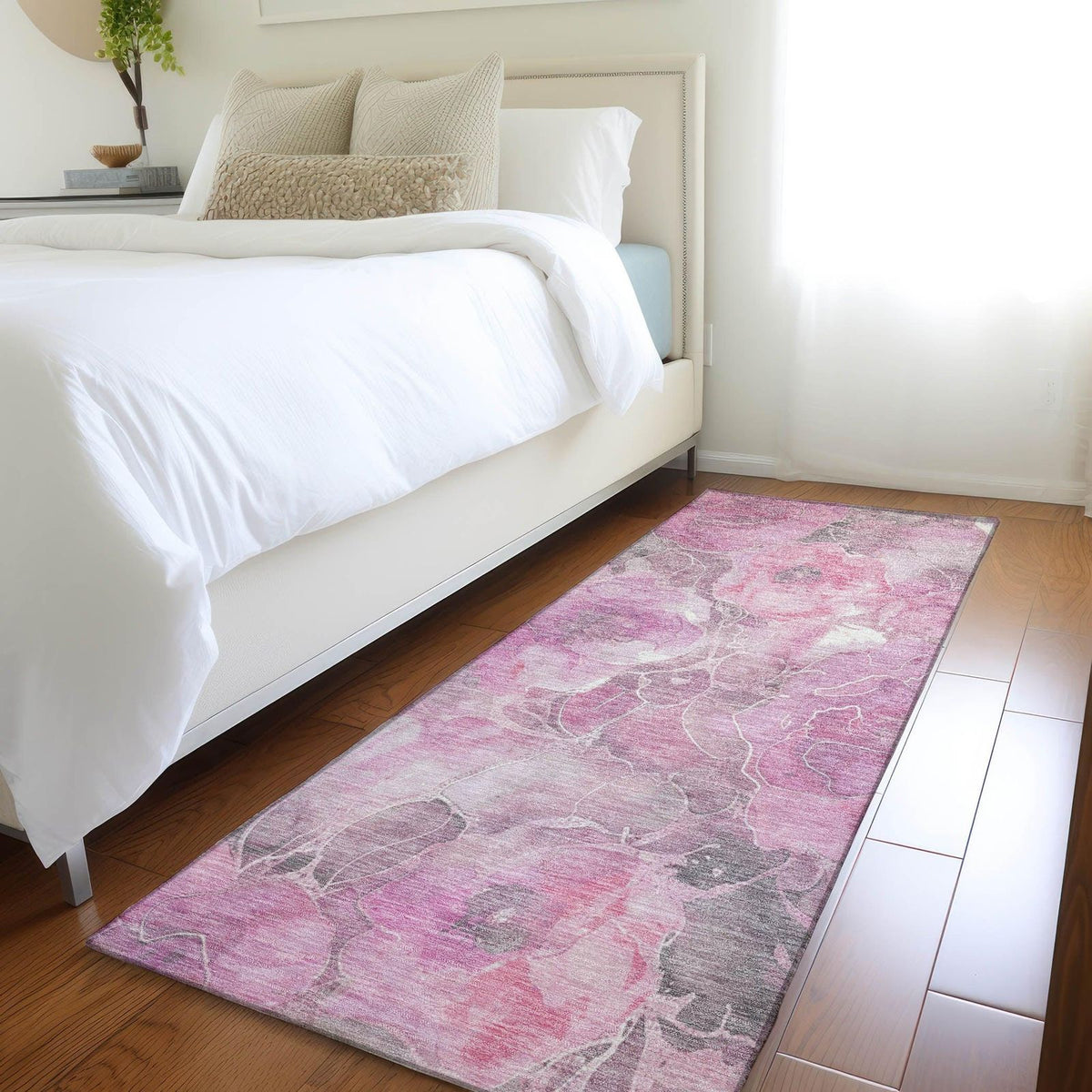 Addison Rugs Uraien Pink Washable Indoor-Outdoor Rug