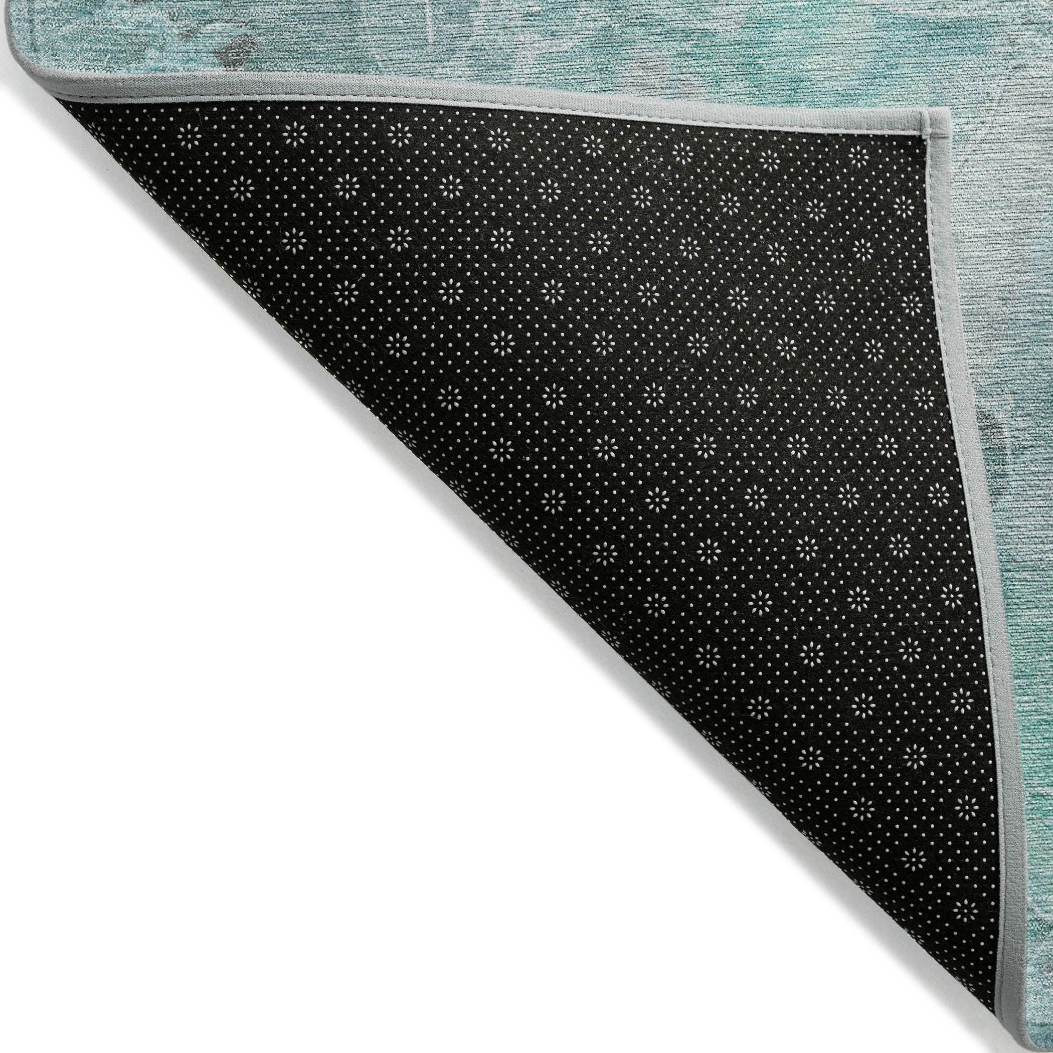 Addison Rugs Uraien Teal Washable Indoor-Outdoor Rug