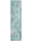 Addison Rugs Uraien Teal Washable Indoor-Outdoor Rug