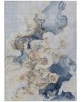 Addison Rugs Uraion Blue Washable Indoor-Outdoor Rug