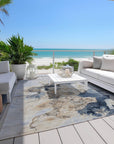 Addison Rugs Uraion Blue Washable Indoor-Outdoor Rug