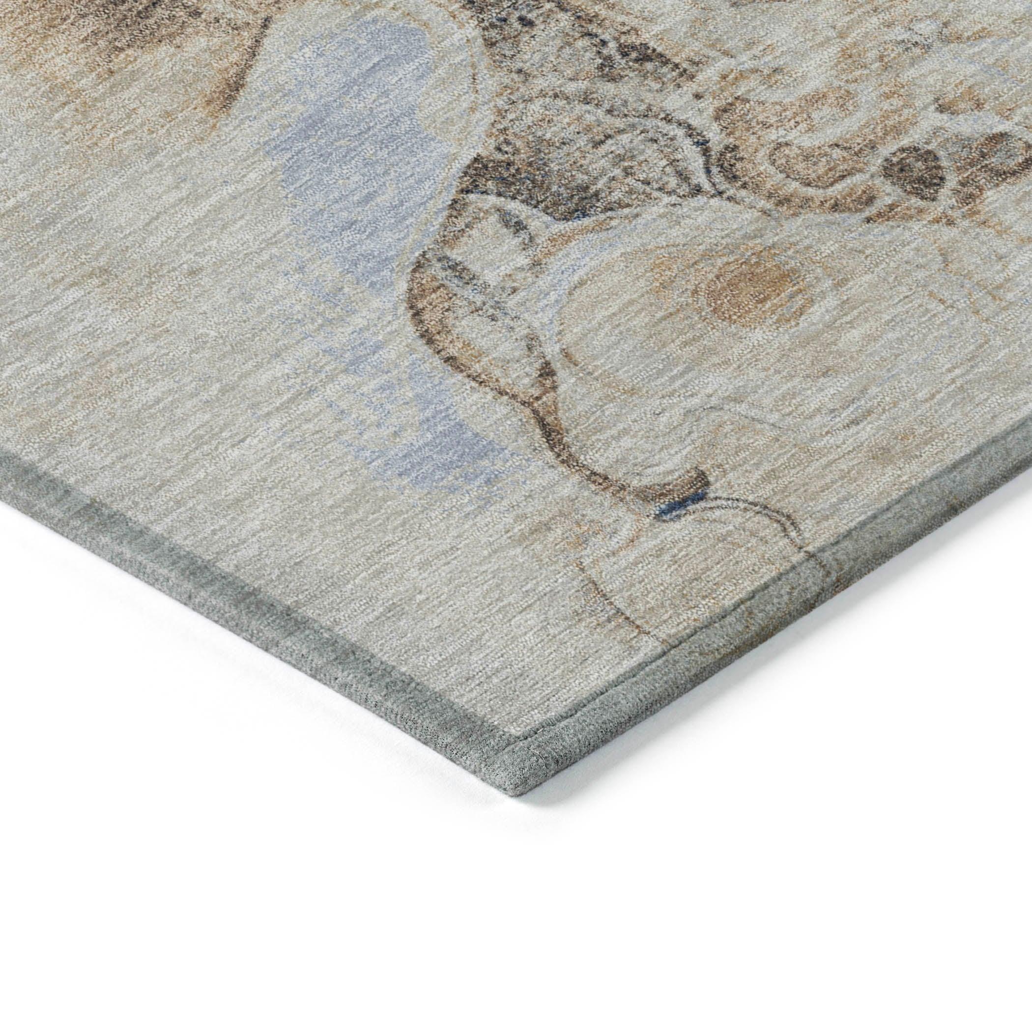 Addison Rugs Uraion Blue Washable Indoor-Outdoor Rug