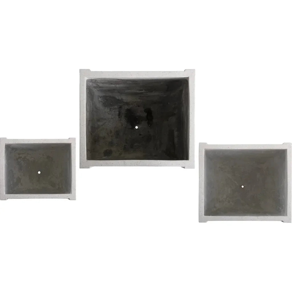 Emissary Uri Square Terrazzo Planter